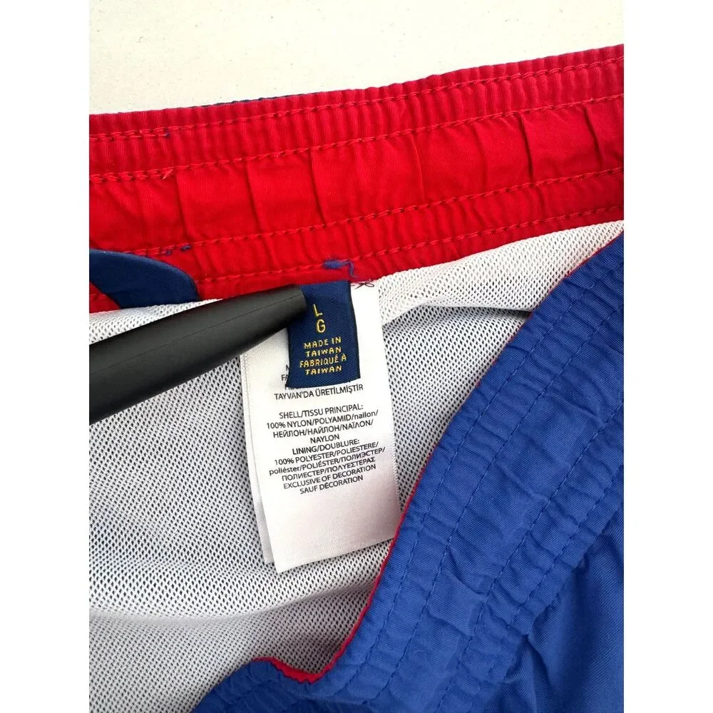 Polo Ralph Lauren shorts swimming trunk VTG summer water sports outdoors men L